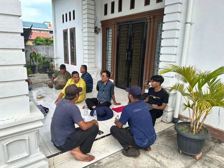 Satreskrim Polres Kampar Laksanakan Cooling System Pilkada Melalui Sambang Kepada Masyarakat